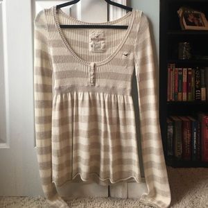 Hollister babydoll sweater
